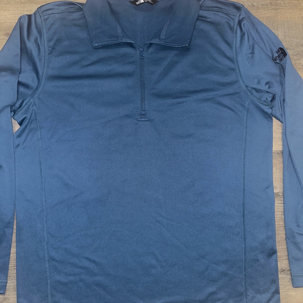 The North Face Men's Slate Blue Zip-Up Sweater